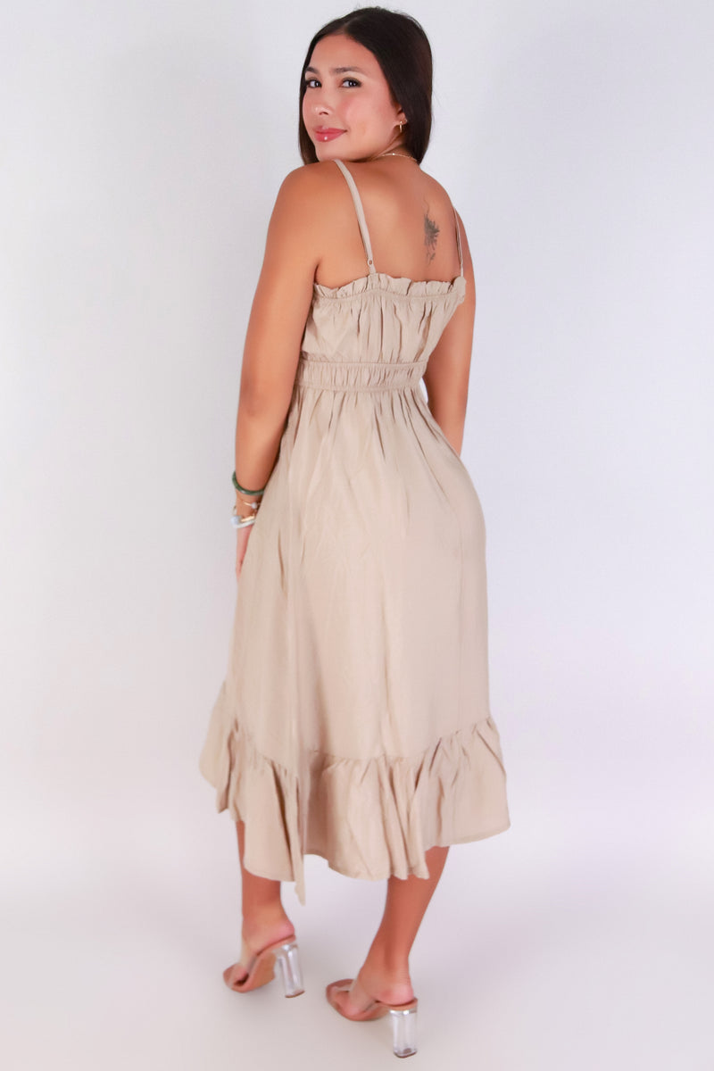 Jeans Warehouse Hawaii - S/L LONG SOLID DRESSES - BACK TALK BEAUTY DRESS | By POPULAR 21