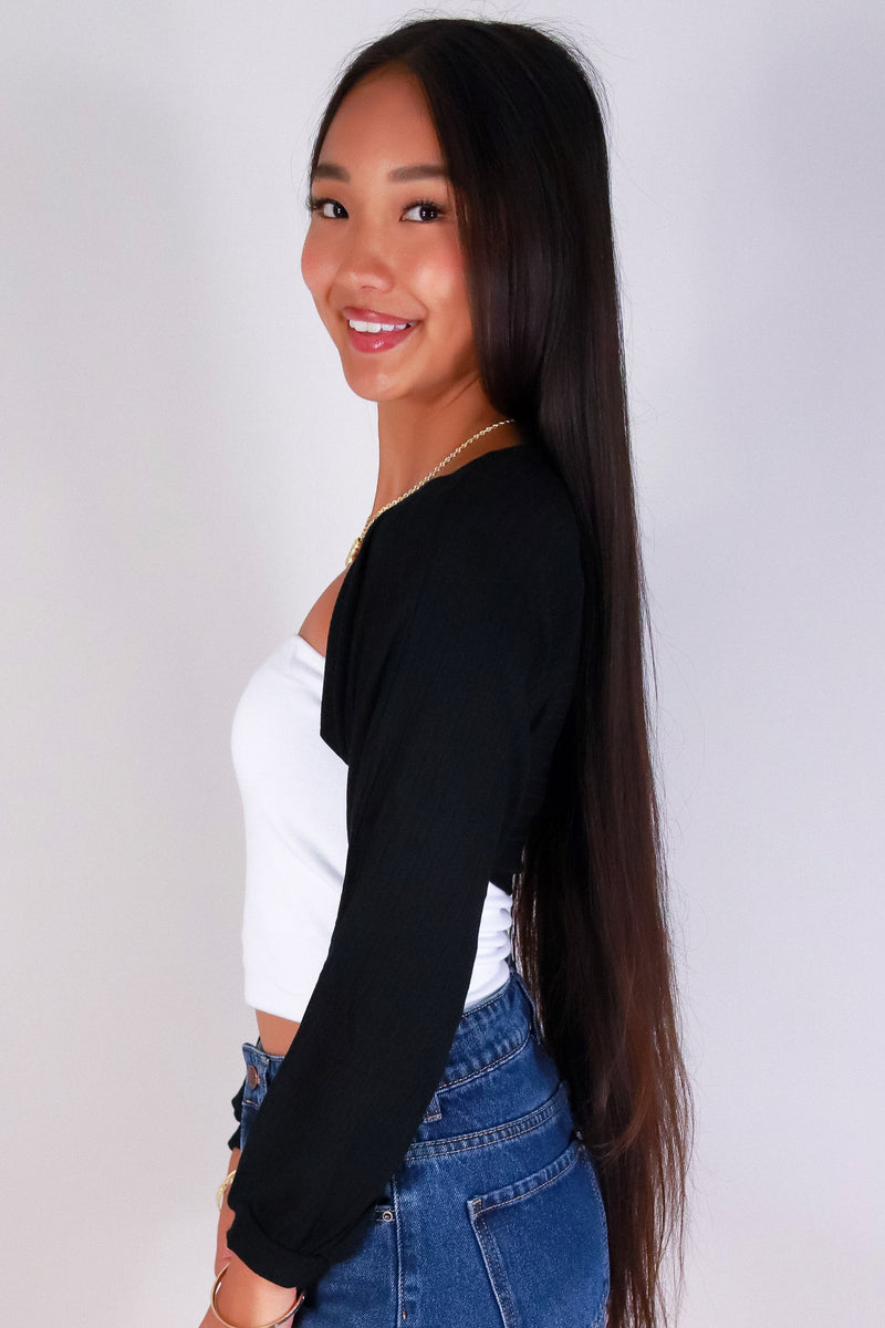 Jeans Warehouse Hawaii - LS SHRUGS/CARDIGANS - TOP IT OFF BOLERO | By PAPERMOON/ B_ENVIED