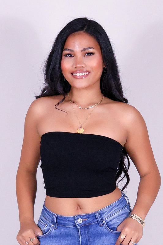GOTTA CHILL CROP TUBE TOP