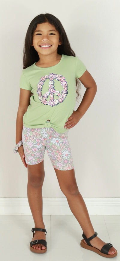 Jeans Warehouse Hawaii - S/S PRINT TOPS 2T-4T - PEACE OUT TOP | KIDS SIZE 2T-4T | By STAR RIDE KIDS