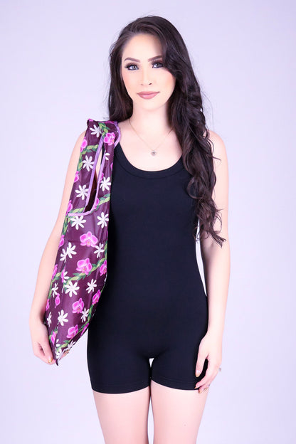ORCHID TIARE FOLDABLE BAG