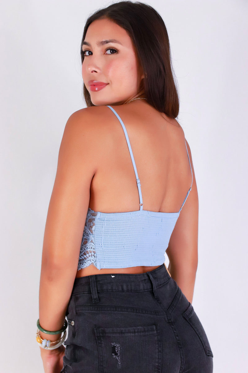 Jeans Warehouse Hawaii - TANK SOLID WOVEN DRESSY TOPS - STAY IN LACE BRALETTE | By STYLE MELODY