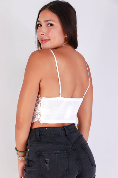 Jeans Warehouse Hawaii - TANK SOLID WOVEN DRESSY TOPS - STAY IN LACE BRALETTE | By STYLE MELODY