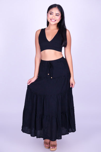BOHEMIAN MUSE MAXI SKIRT