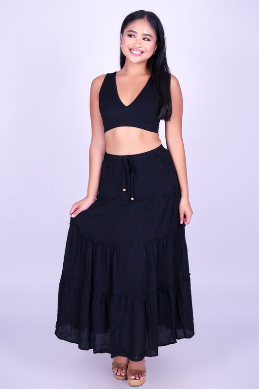 BOHEMIAN MUSE MAXI SKIRT