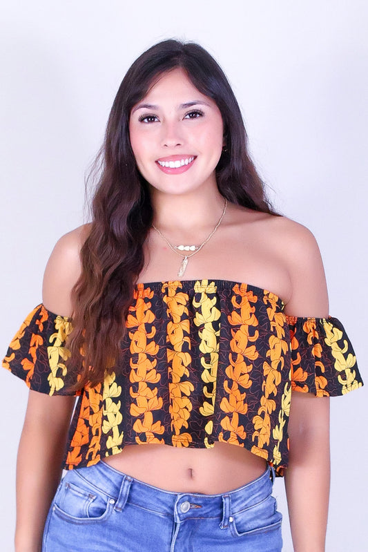 PUAKENIKENI OUTLINE OFF SHOULDER TOP