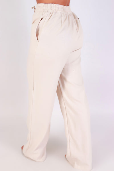 Jeans Warehouse Hawaii - SOLID WOVEN PANTS - CLOUDWALK LINEN PANTS | By STYLE MELODY