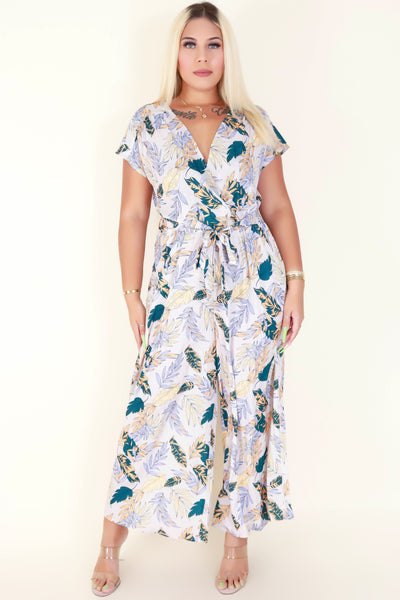 Jeans Warehouse Hawaii - PLUS PRINTED JUMPSUITS - SHOW UP JUMPSUIT | By ZENOBIA