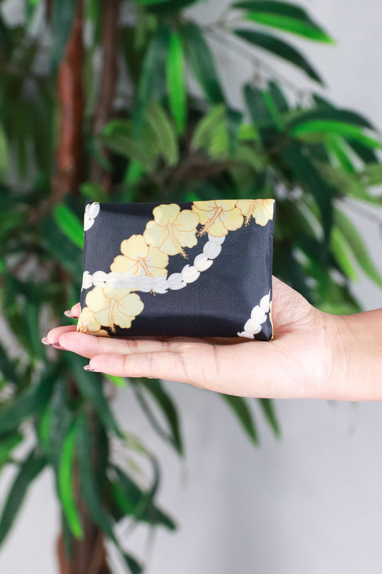 MINI HIBISCUS PIKAKE FOLDABLE REUSABLE BAG