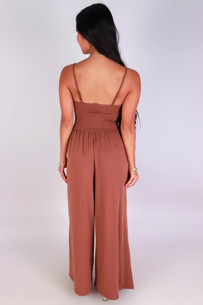 Jeans Warehouse Hawaii - SOLID CASUAL JUMPSUITS - ONE STEP UP JUMPSUIT | By IKEDDI IMPORTS