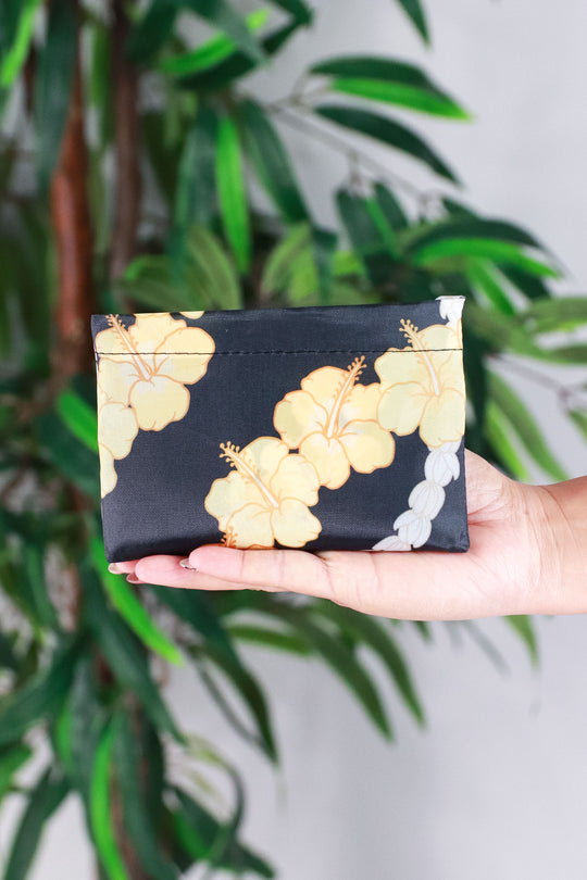 HIBISCUS PIKAKE FOLDABLE REUSABLE BAG
