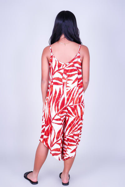 WATERCOLOR PARADISE NO WAIST JUMPSUIT | KIDS SIZE 2-16