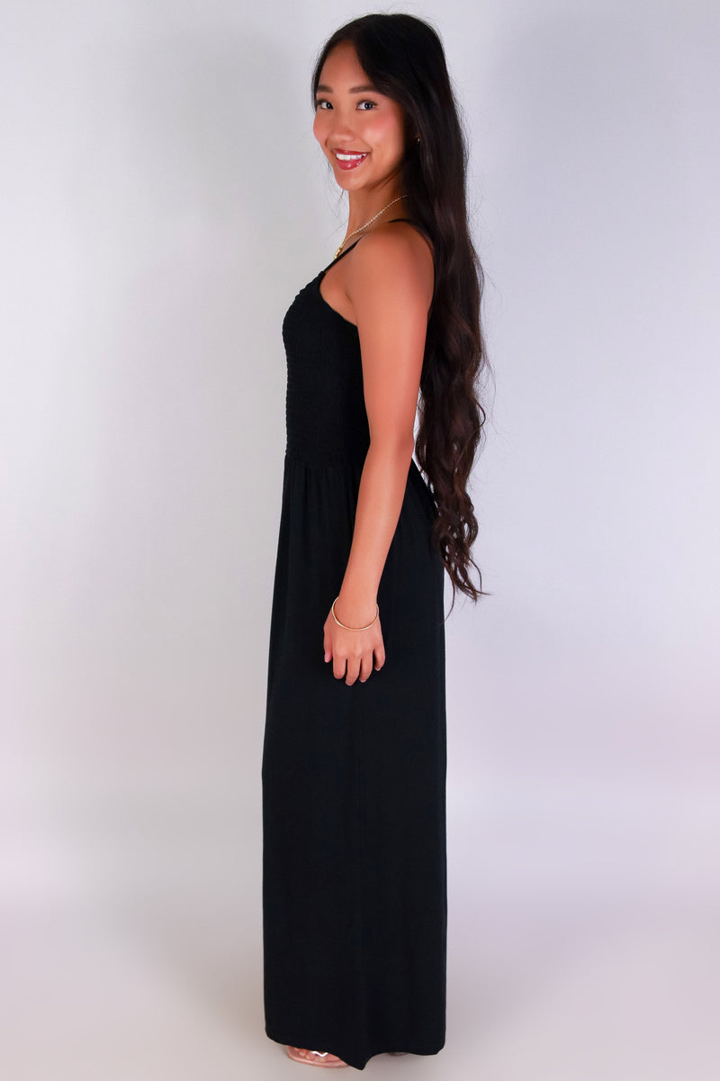 Jeans Warehouse Hawaii - SOLID CASUAL JUMPSUITS - ONE STEP UP JUMPSUIT | By IKEDDI IMPORTS