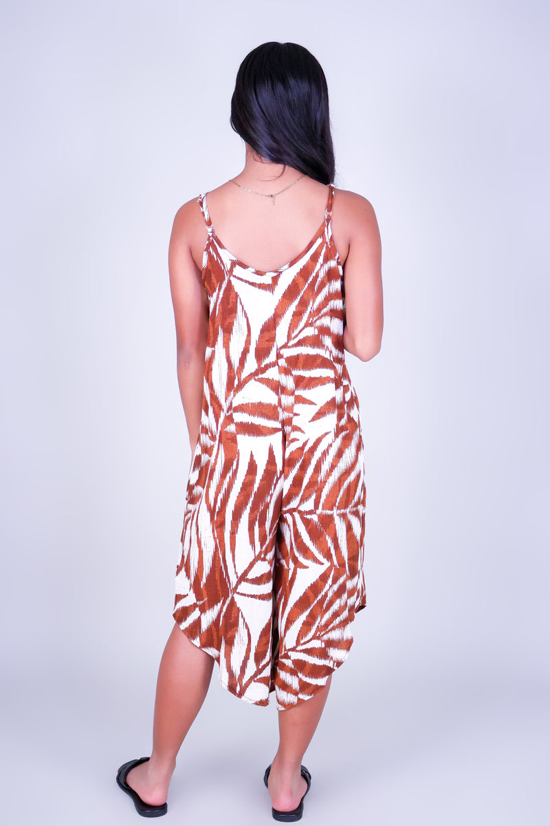 WATERCOLOR PARADISE NO WAIST JUMPSUIT | KIDS SIZE 2-16