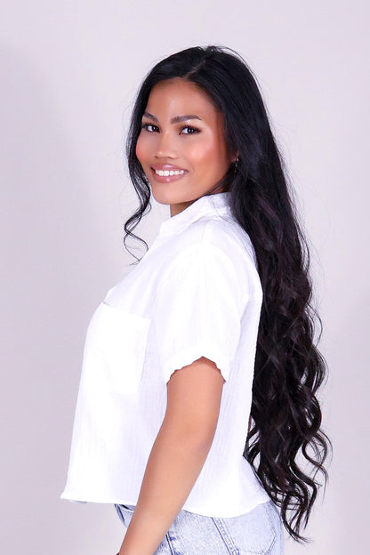 SOFT AIR BUTTON DOWN TOP