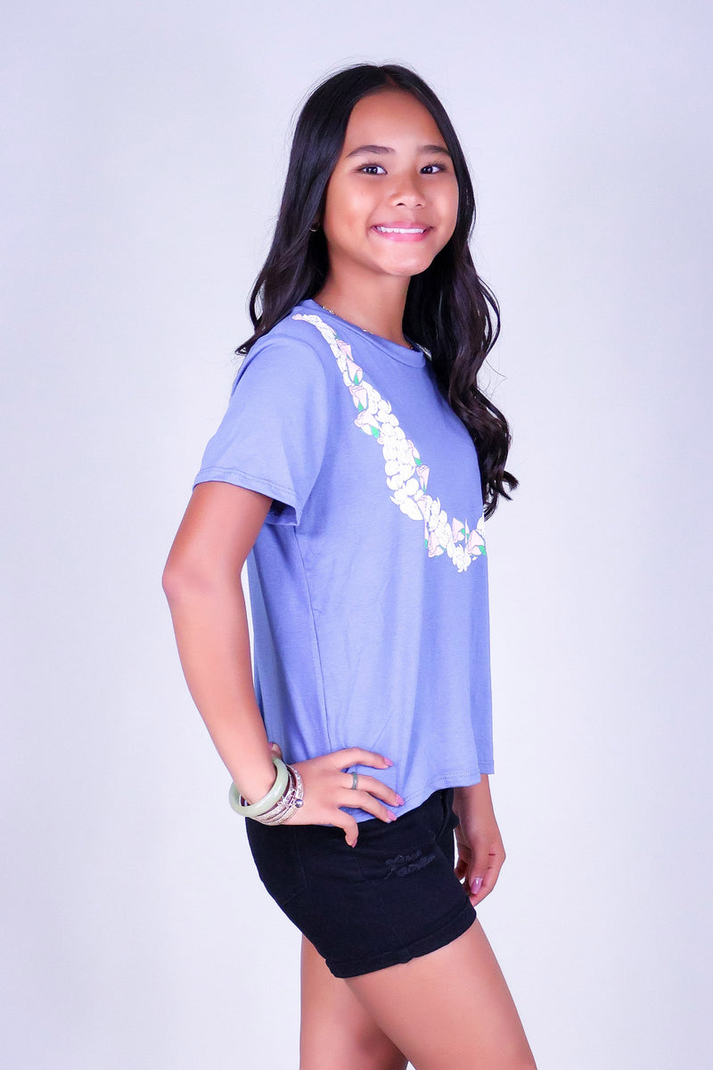 2 PIKAKE LOKELANI LEI TEE | KIDS SIZE 2-16