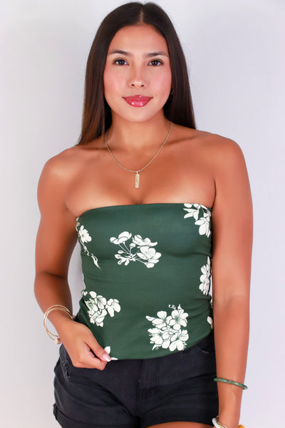 Jeans Warehouse Hawaii - SL PRINT - SAKURA TUBE TOP | By LUZ