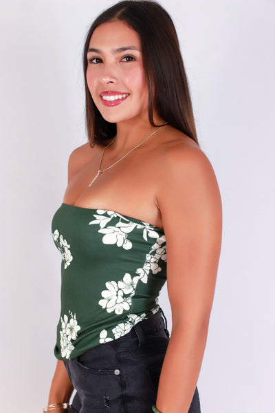 Jeans Warehouse Hawaii - SL PRINT - SAKURA TUBE TOP | By LUZ