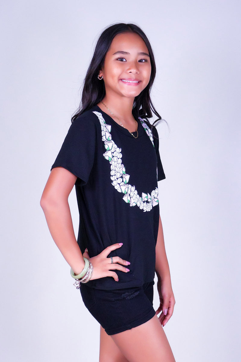 2 PIKAKE LOKELANI LEI TEE | KIDS SIZE 2-16