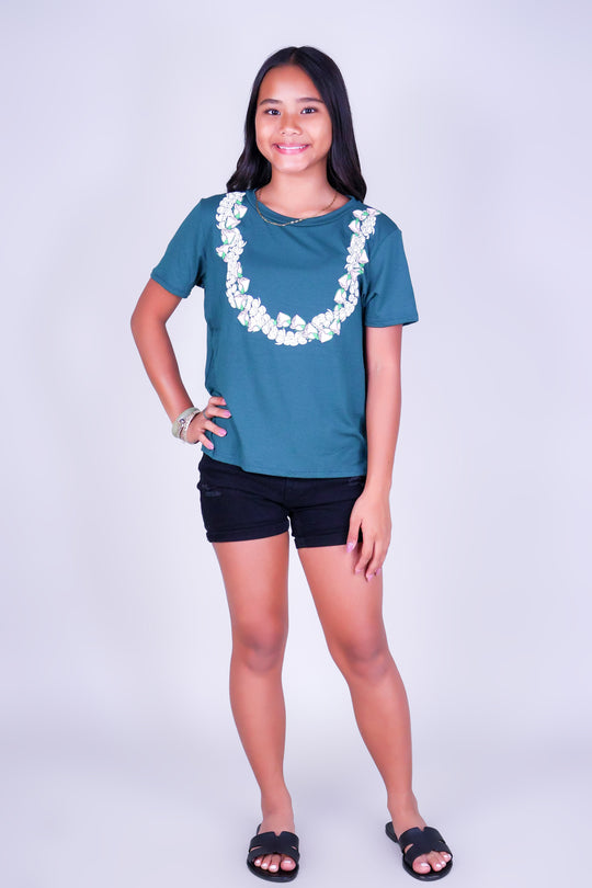 2 PIKAKE LOKELANI LEI TEE | KIDS SIZE 2-16