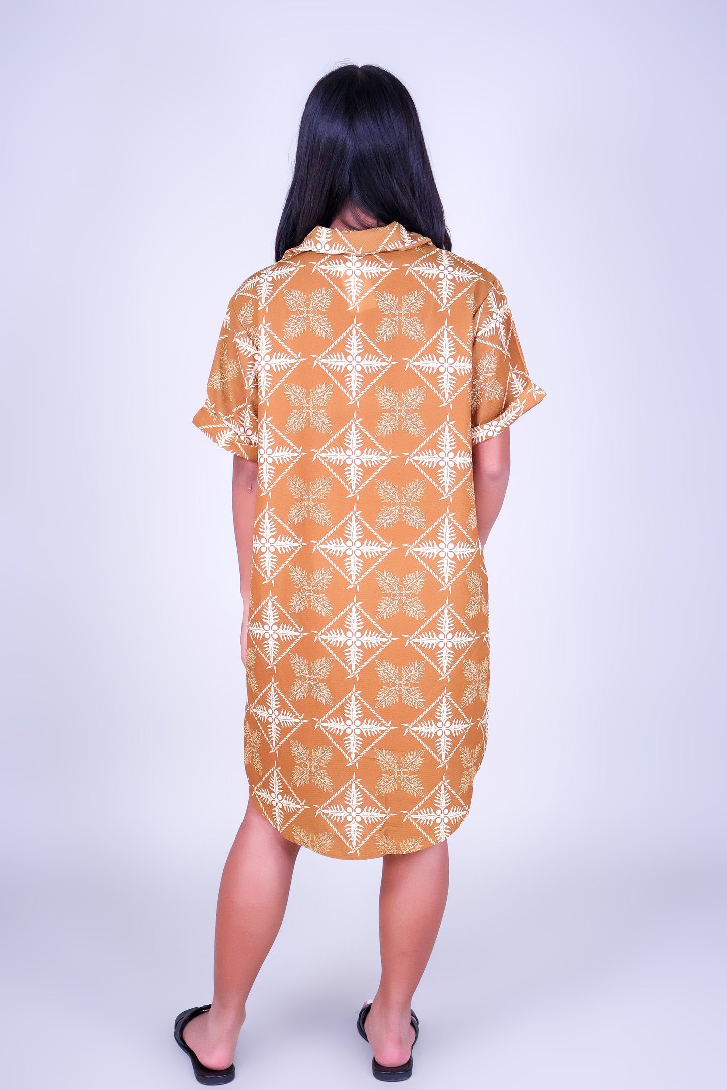 ULU QUILT BUTTON DOWN DRESS | KIDS SIZE 2-16