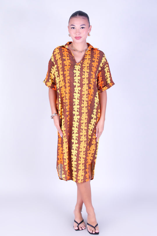 PUAKENIKENI OUTLINE T-SHIRT DRESS