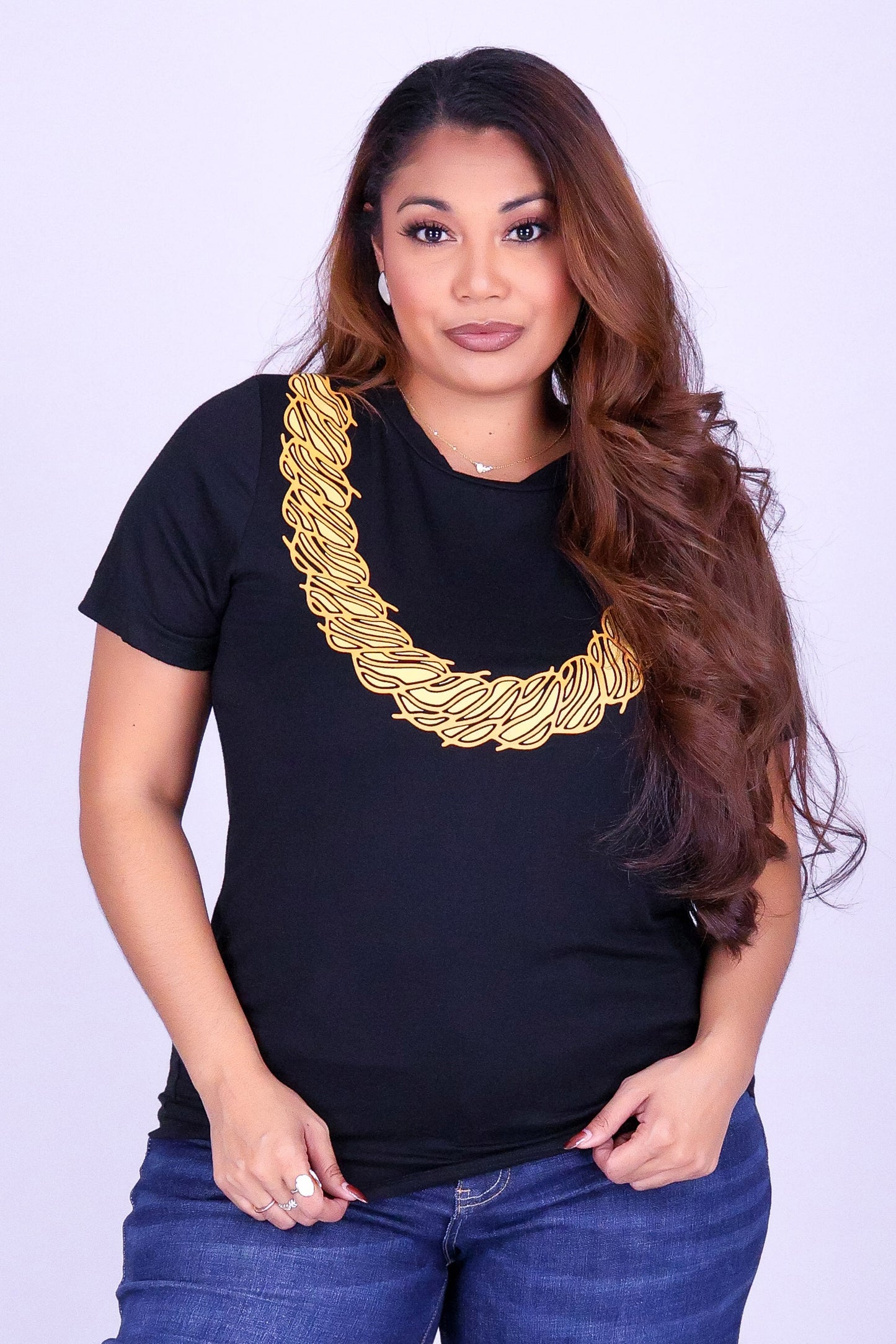 KAUNA'OA VINE LEI TEE
