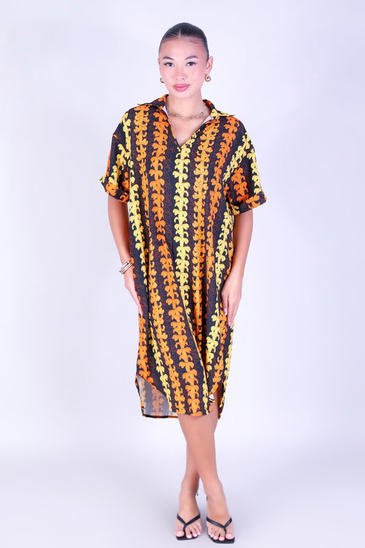 PUAKENIKENI OUTLINE T-SHIRT DRESS