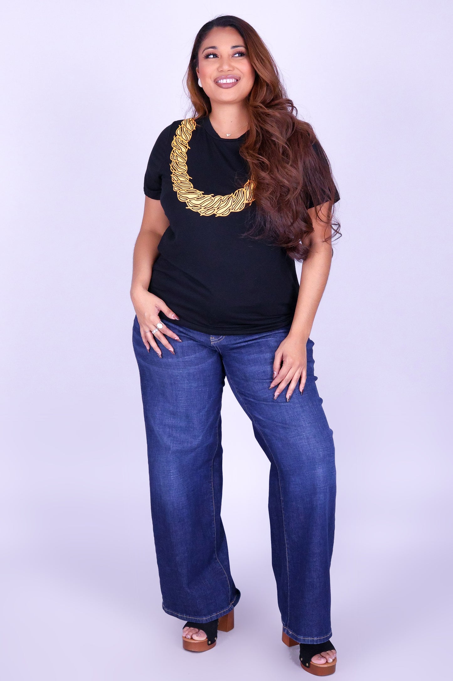 KAUNA'OA VINE LEI TEE
