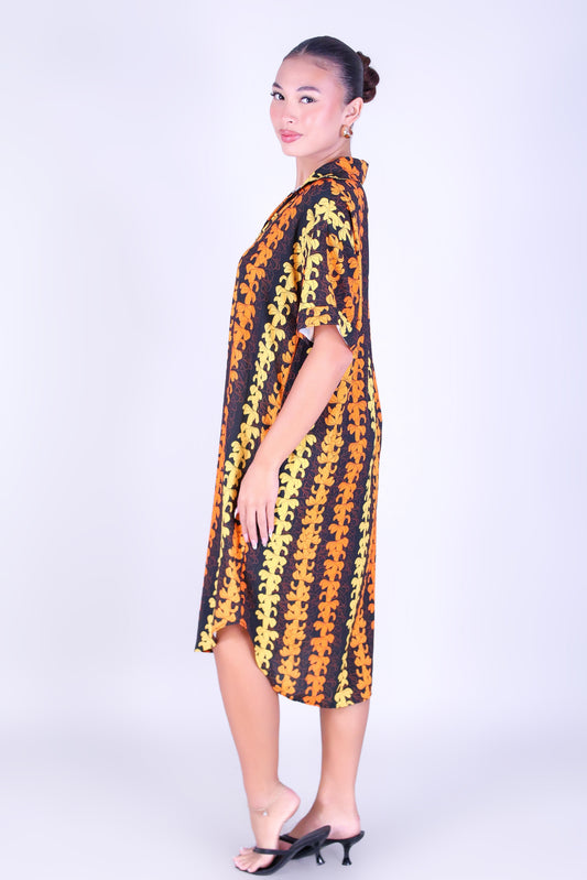 PUAKENIKENI OUTLINE T-SHIRT DRESS