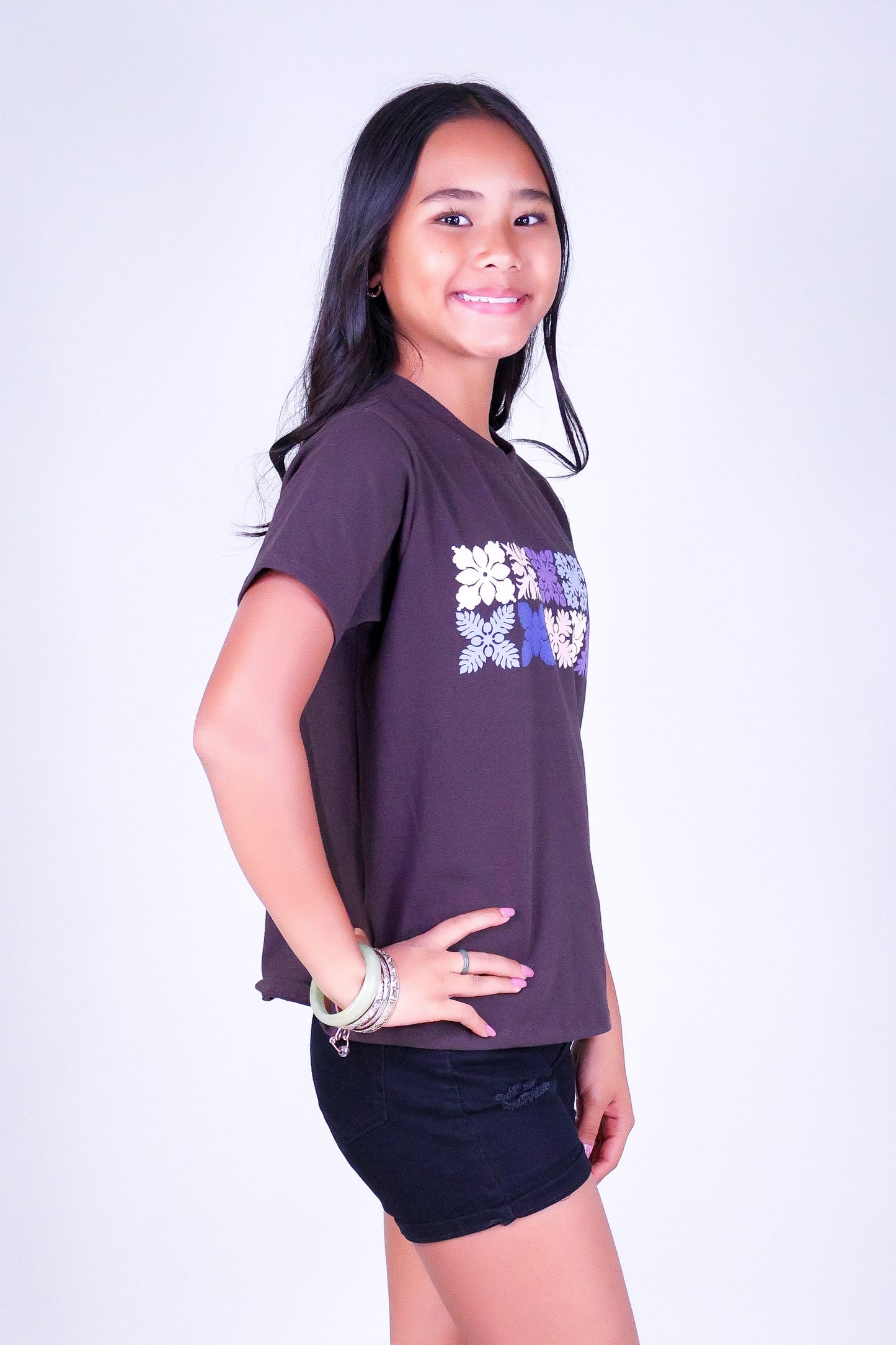 QUILT OVERSIZED TEE | KIDS SIZE 2-16