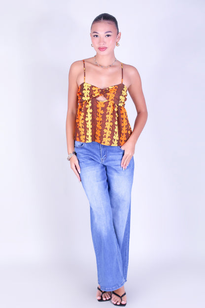 PUAKENIKENI OUTLINE BABYDOLL TOP