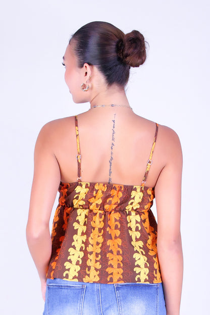 PUAKENIKENI OUTLINE BABYDOLL TOP