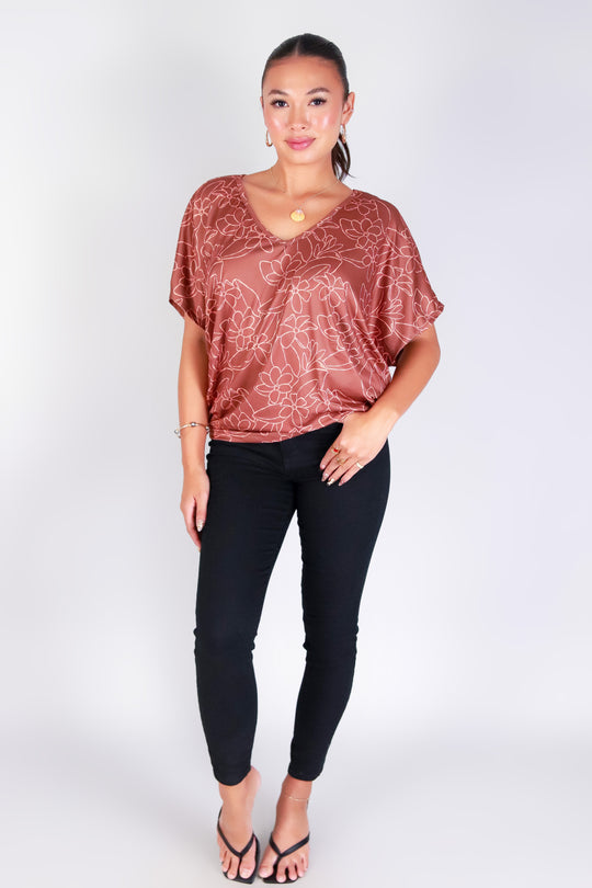 GARDENIA DOLMAN TOP