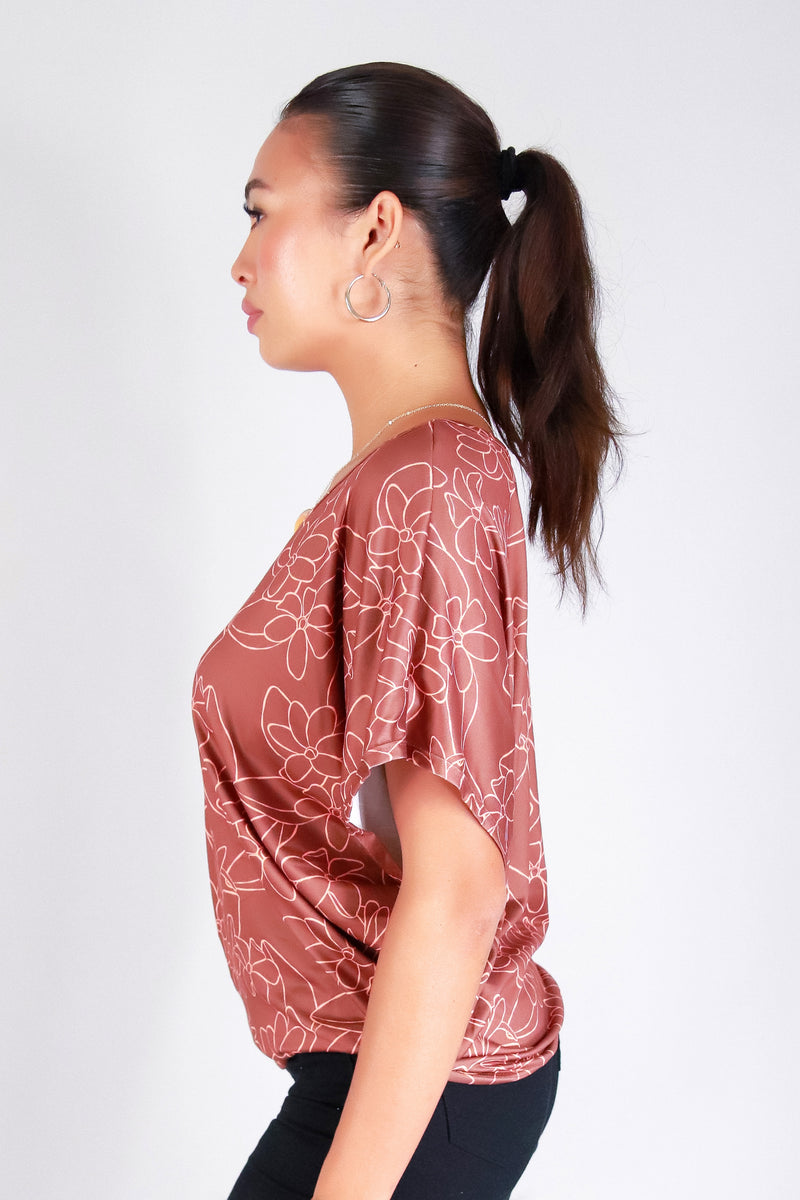 GARDENIA DOLMAN TOP