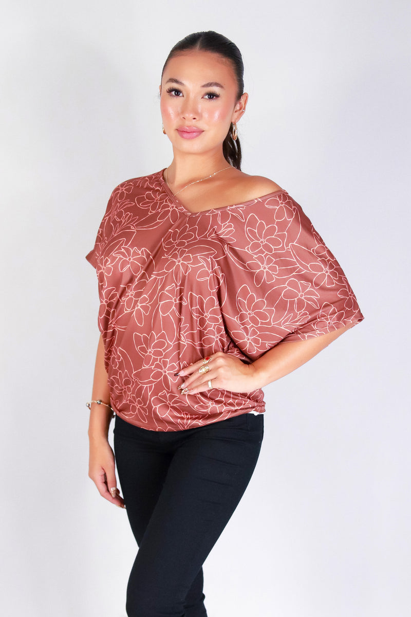 GARDENIA DOLMAN TOP