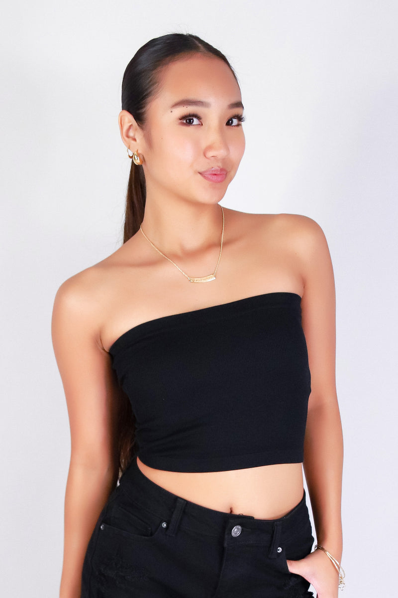 GOTTA CHILL CROP TUBE TOP
