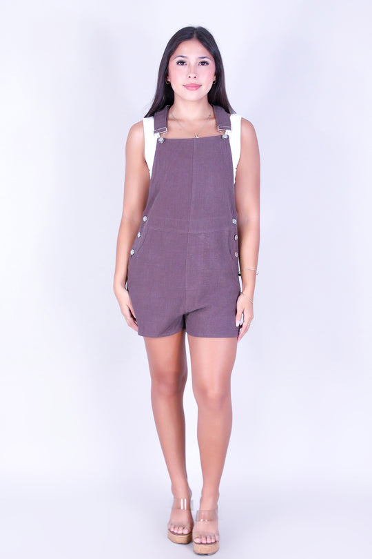 COUNTRY CUTIE OVERALL ROMPER