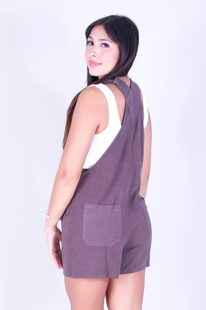 COUNTRY CUTIE OVERALL ROMPER