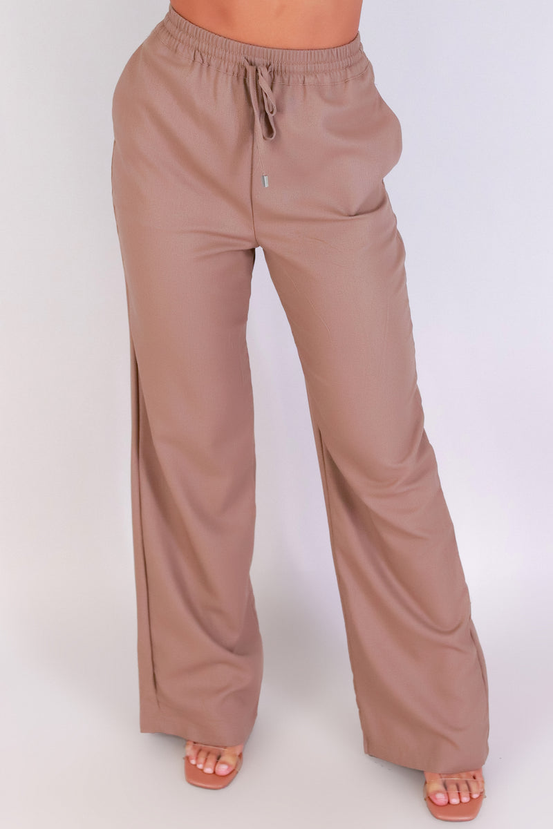 Jeans Warehouse Hawaii - SOLID WOVEN PANTS - CLOUDWALK LINEN PANTS | By STYLE MELODY