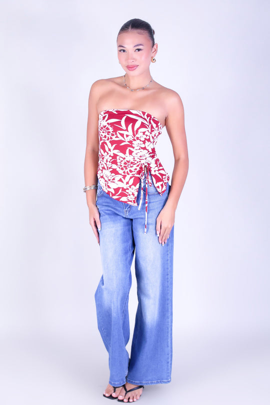 FLORAL FLIRT TUBE TOP