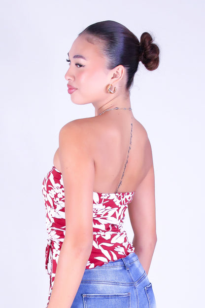 FLORAL FLIRT TUBE TOP