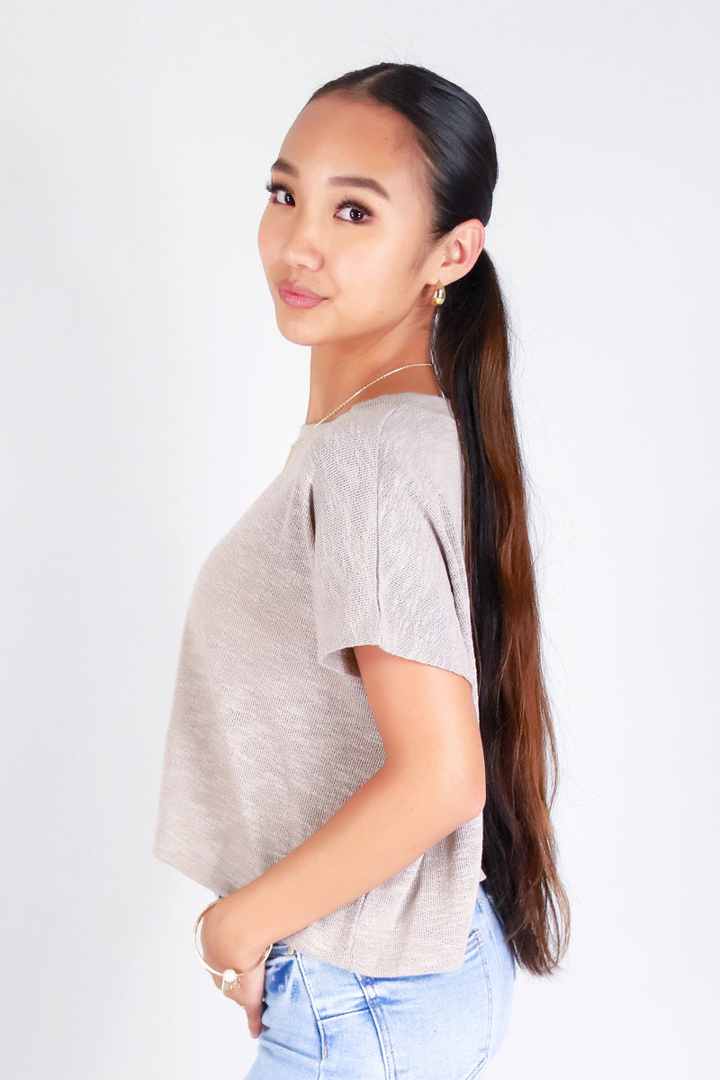 I ADORE YOU CROP TOP
