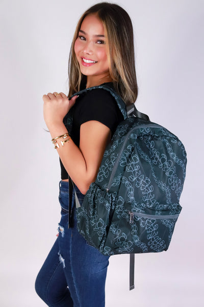 Jeans Warehouse Hawaii - BACKPACKS - OUTLINE LEI BACKPACK | By GREENWELL PROMOTIONS LTD