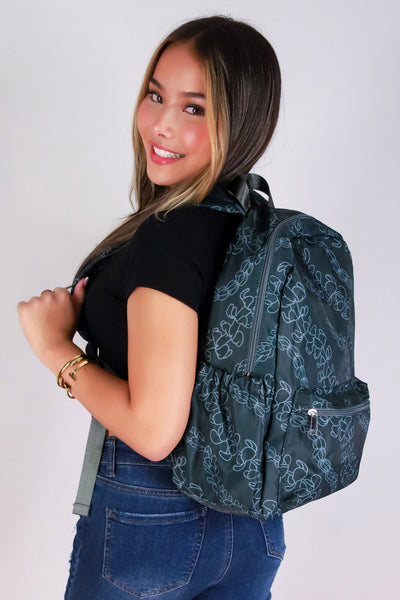 Jeans Warehouse Hawaii - BACKPACKS - OUTLINE LEI BACKPACK | By GREENWELL PROMOTIONS LTD