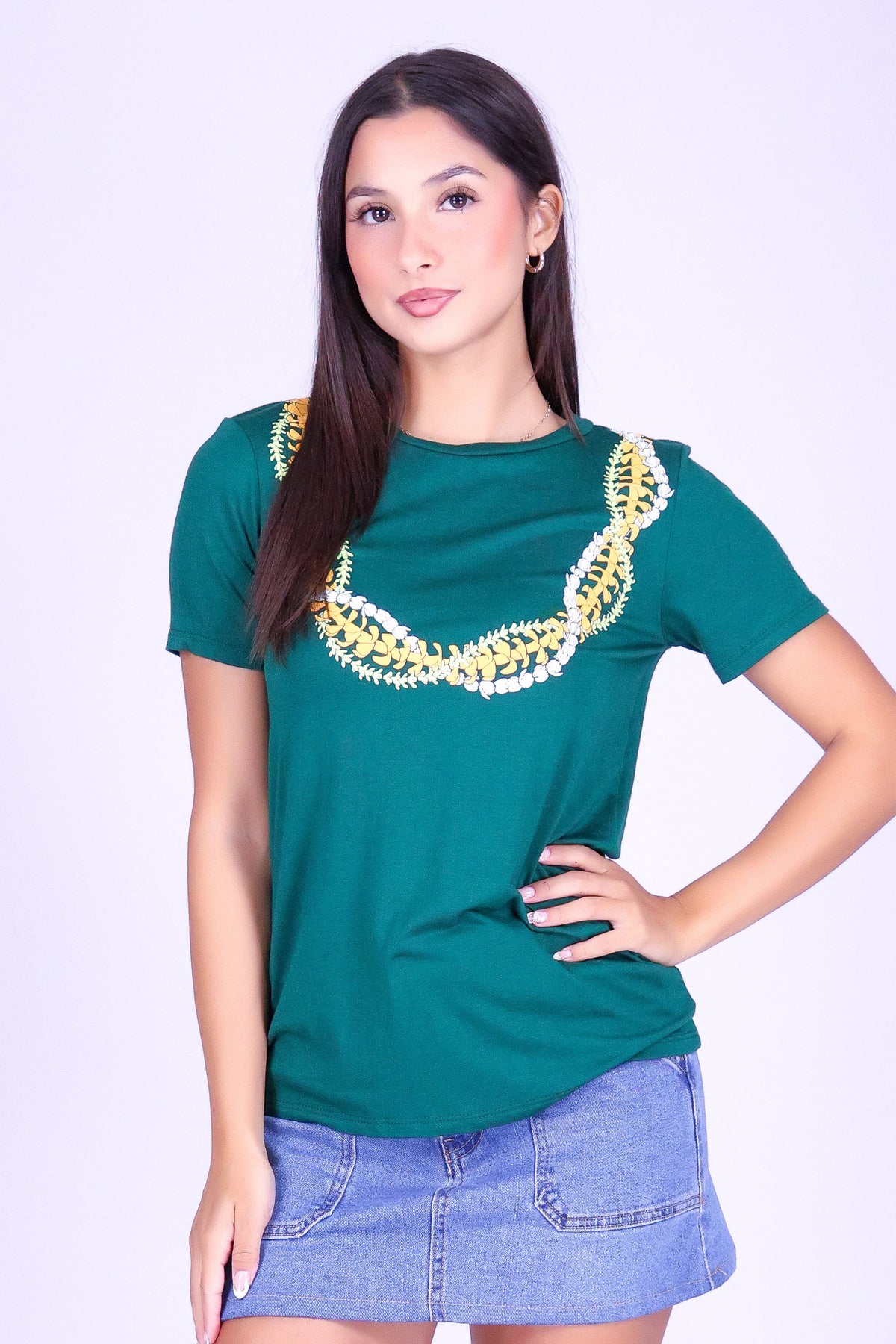 INTERTWINED LEI TEE
