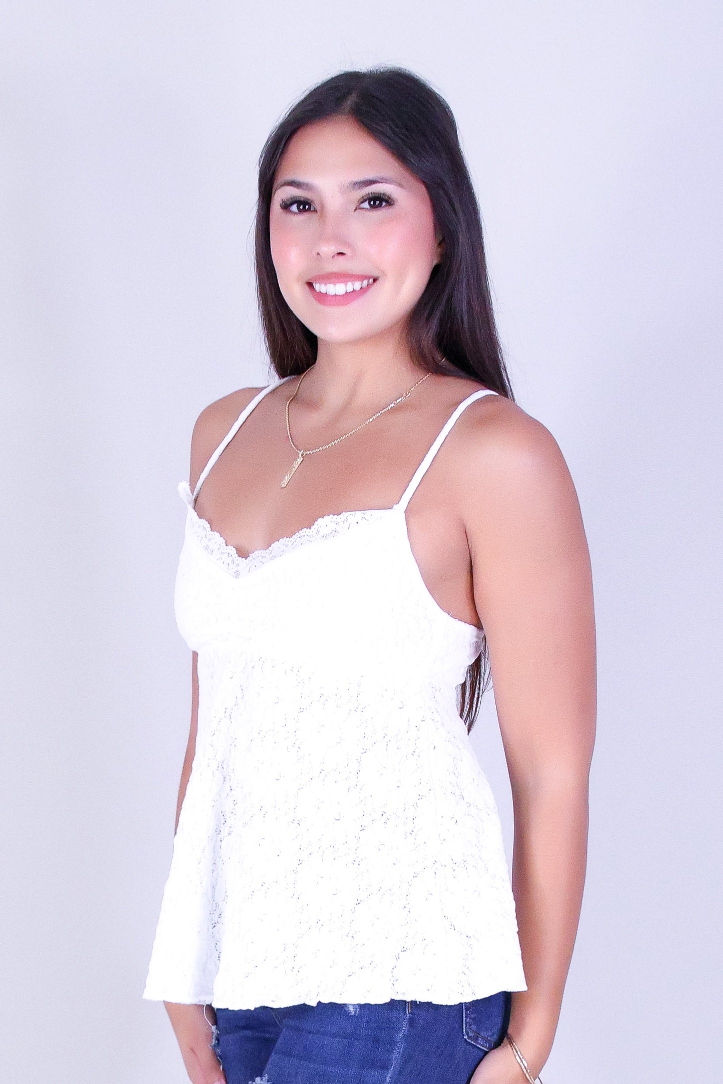 RUFFLE ROSE BABYDOLL TOP
