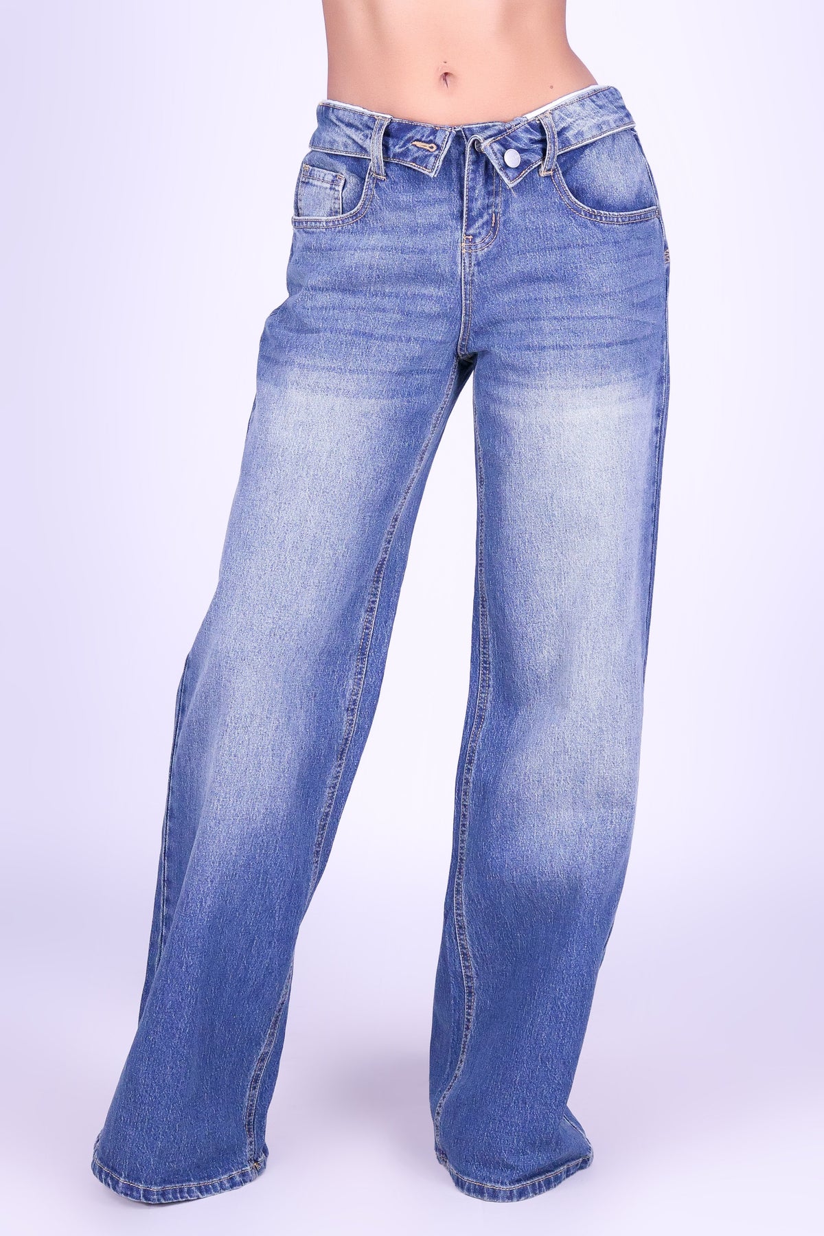 THE CLOVER FOLDOVER JEANS