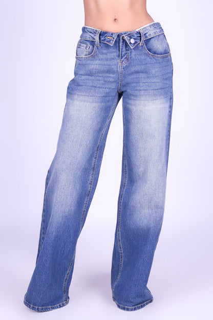 THE CLOVER FOLDOVER JEANS