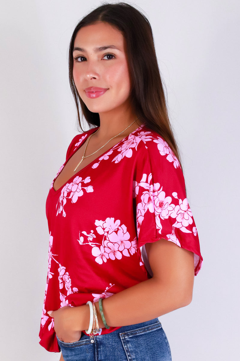 Jeans Warehouse Hawaii - SS PRINT - SAKURA DOLMAN TOP | By LUZ